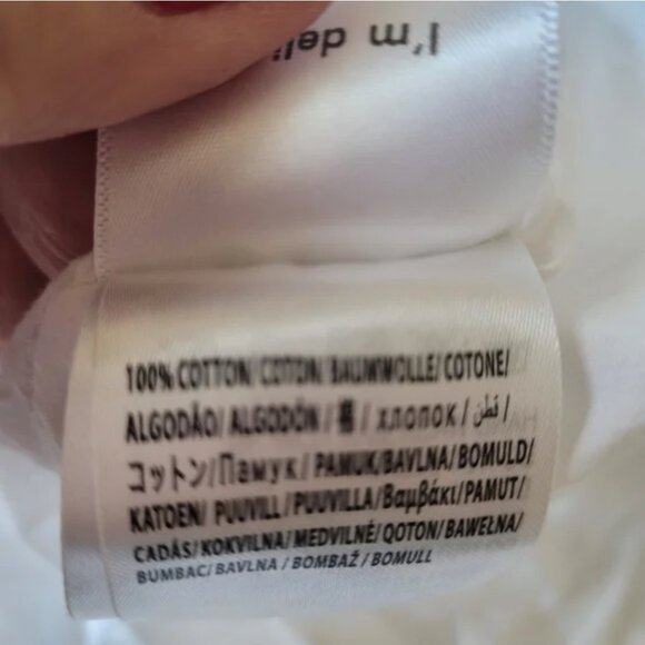 Farm Rio Pure White Fruits Richelieu Maxi Dress size XS - Picture 9 of 9